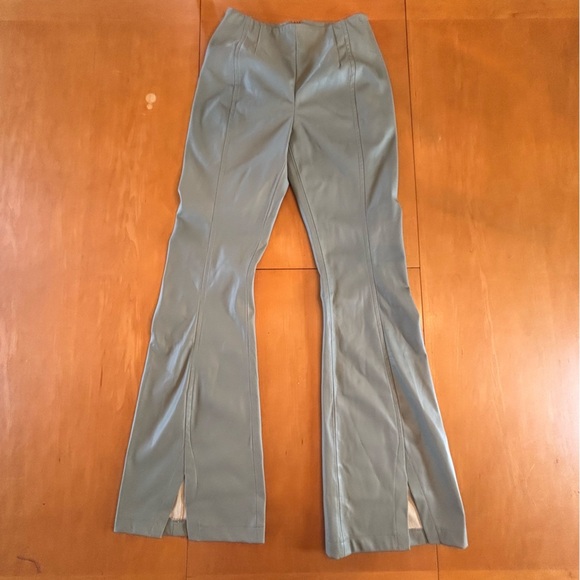 We the Free 26 Retro 70’s Wide Leg Faux Leather Disco Pants - Picture 1 of 9